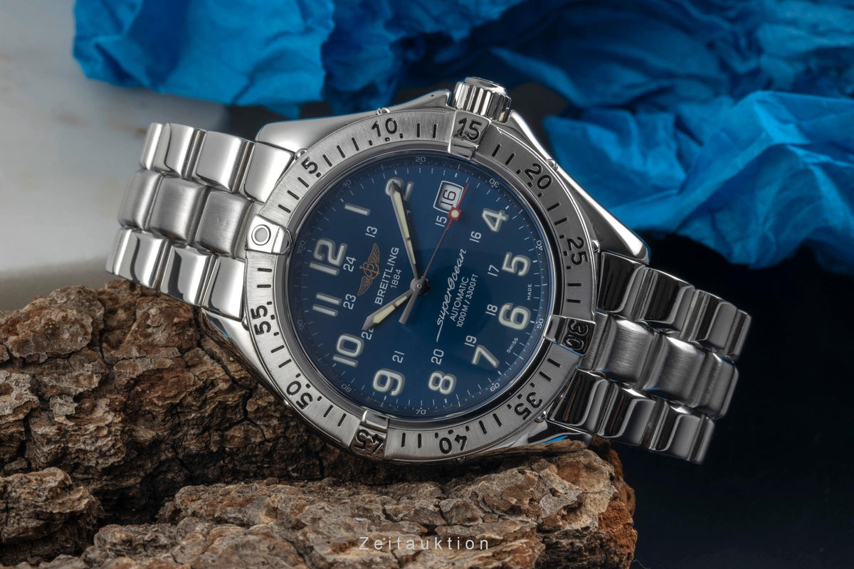Breitling Superocean acciaio automatismo orologio da uomo A17340  [2605539]