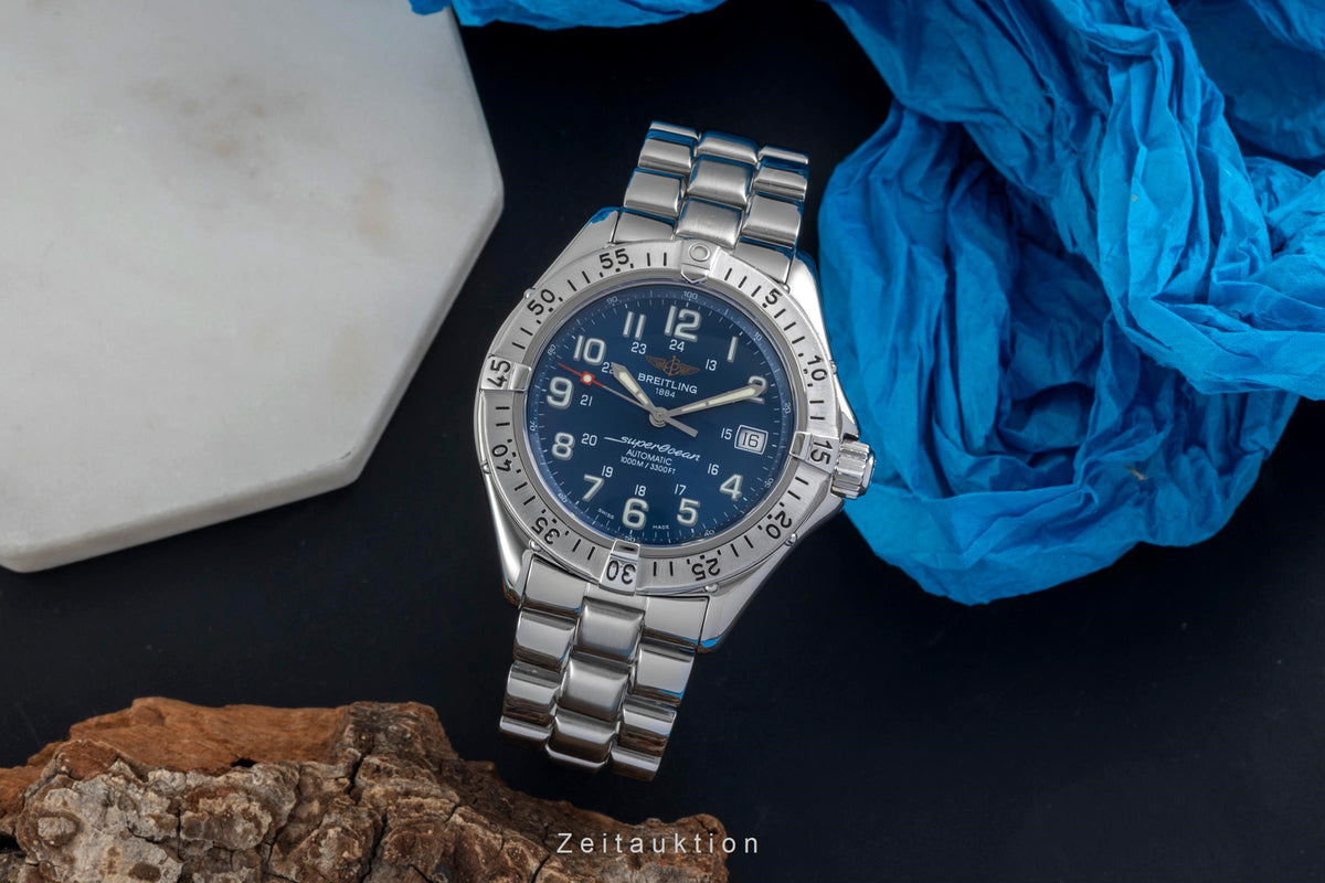 Breitling Superocean acciaio automatismo orologio da uomo A17340  [2605539]