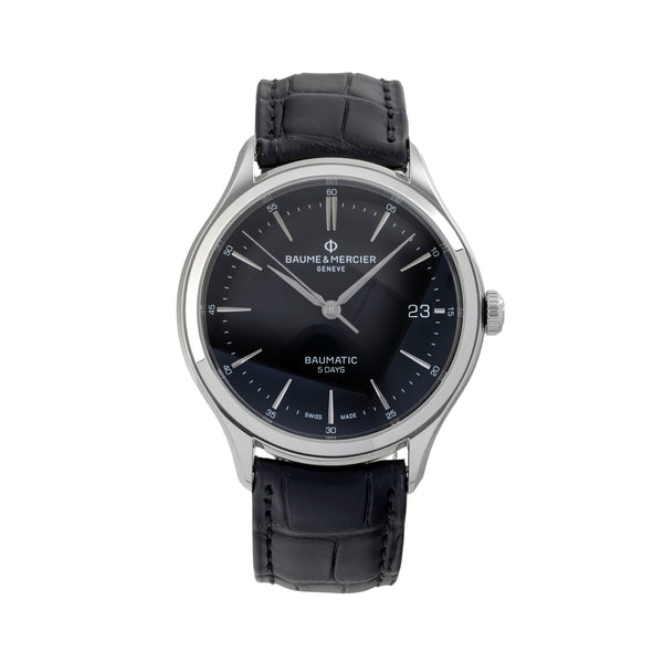 Baume & Mercier Clifton steel automatic men's watch MOA10399  65834  [2605540]