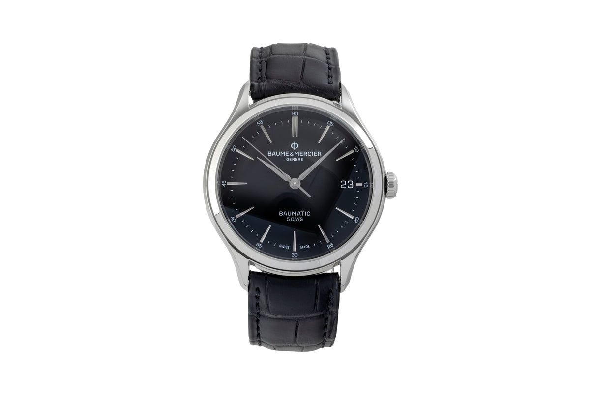Baume & Mercier Clifton Stahl Automatik Herrenuhr Ref. MOA10399 65834 B&P 2022 [2605540]