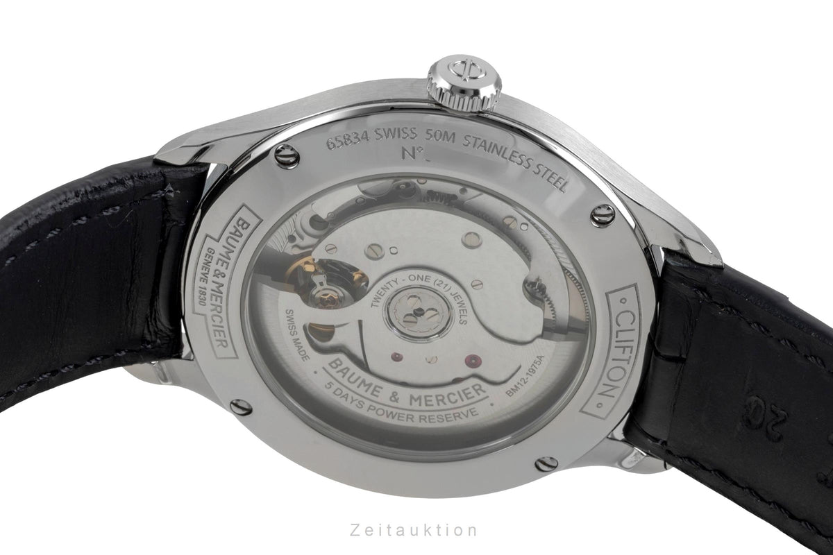 Baume & Mercier Clifton steel automatic men's watch MOA10399  65834  [2605540]