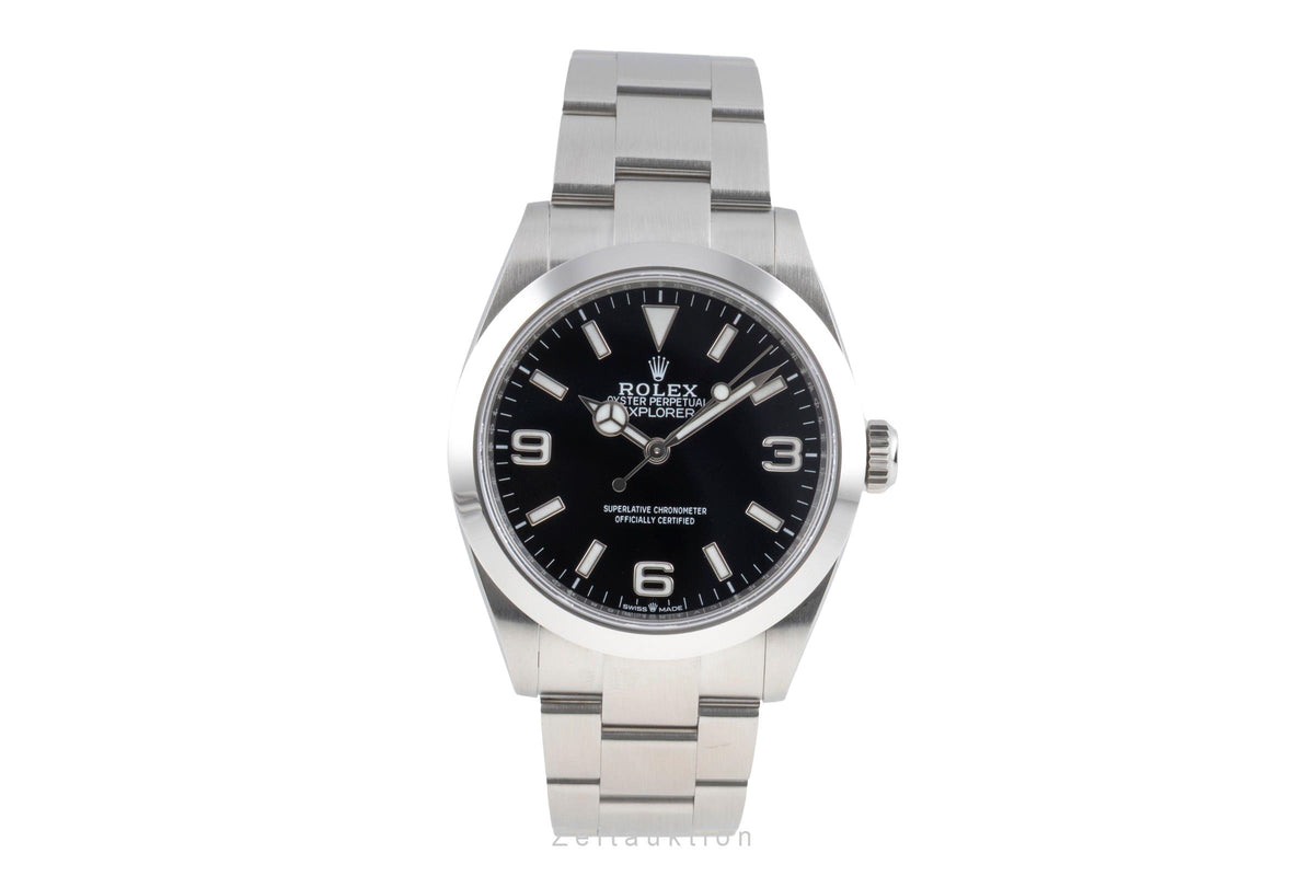 Rolex Explorer acero automático reloj para caballeros 224270  [2605541]