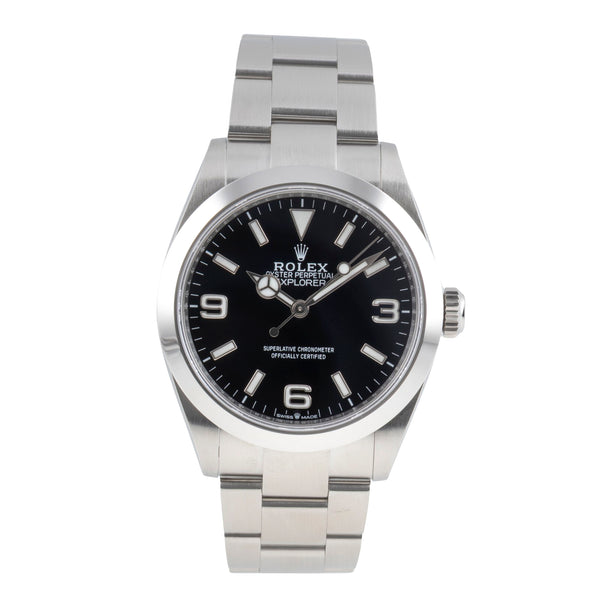 Rolex Explorer acero automático reloj para caballeros 224270  [2605541]