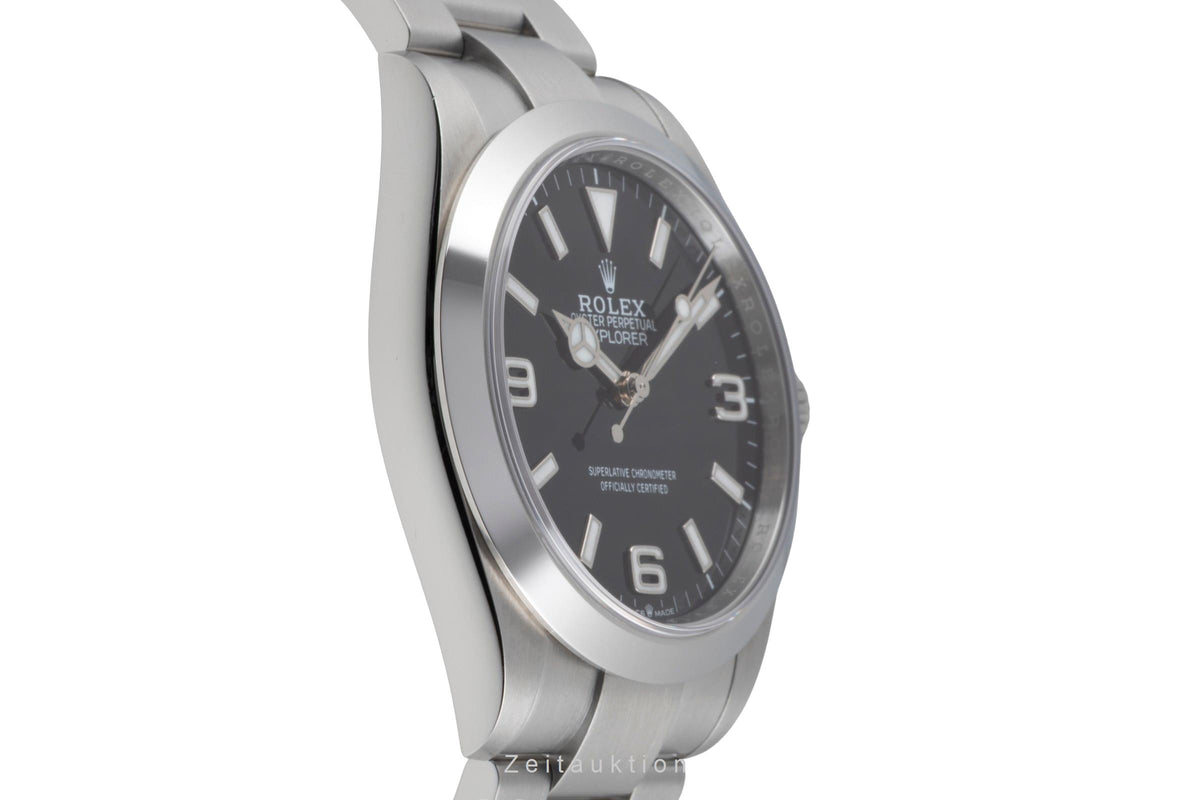 Rolex Explorer acero automático reloj para caballeros 224270  [2605541]