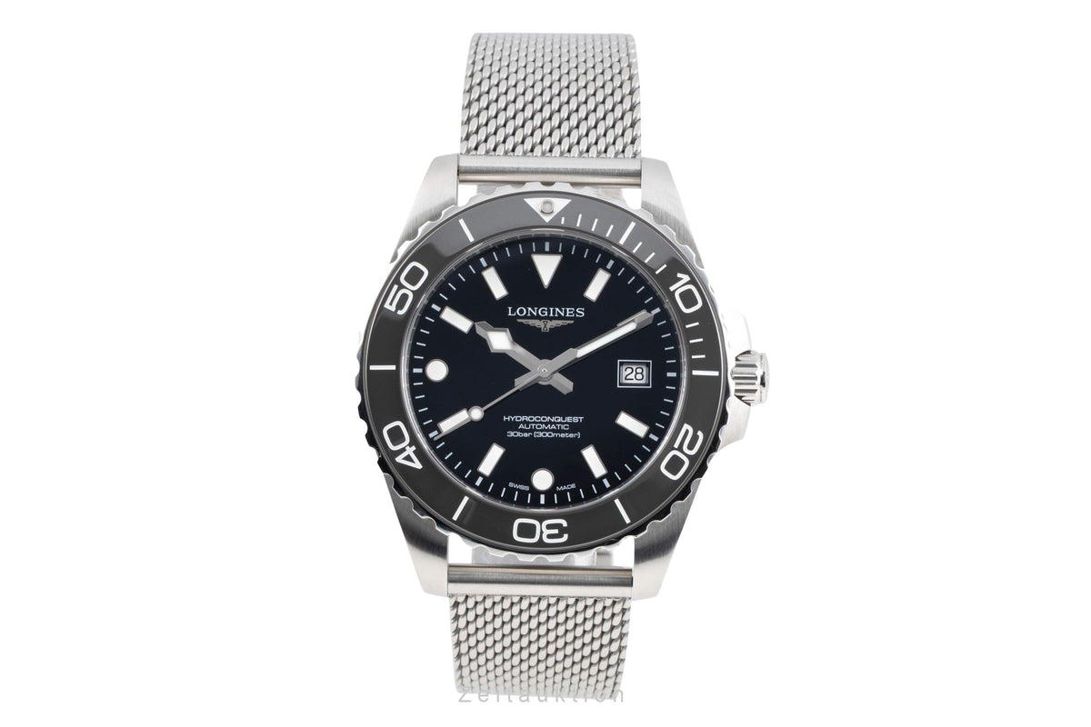 Longines Hydro Conquest steel automatic men's watch L3.788.4.70.6 LP: 2250EUR  [2605543]