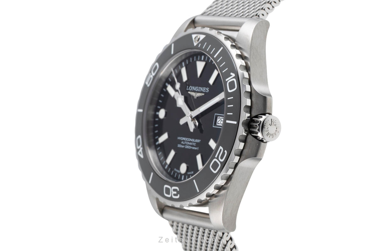 Longines Hydro Conquest steel automatic men's watch L3.788.4.70.6 LP: 2250EUR  [2605543]