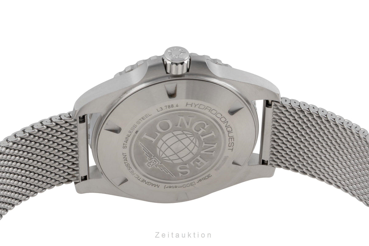 Longines Hydro Conquest steel automatic men's watch L3.788.4.70.6 LP: 2250EUR  [2605543]