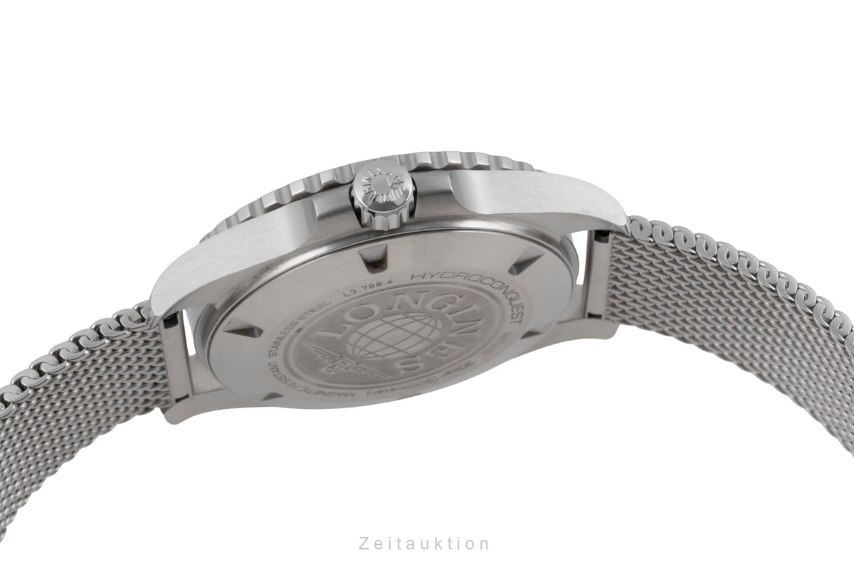 Longines Hydro Conquest steel automatic men's watch L3.788.4.70.6 LP: 2250EUR  [2605543]