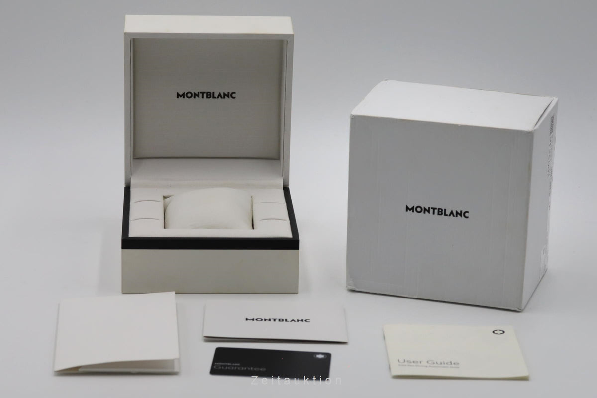 Montblanc 1858 acier automatique montre pour hommes 130793 LP: 4000EUR  [2605546]