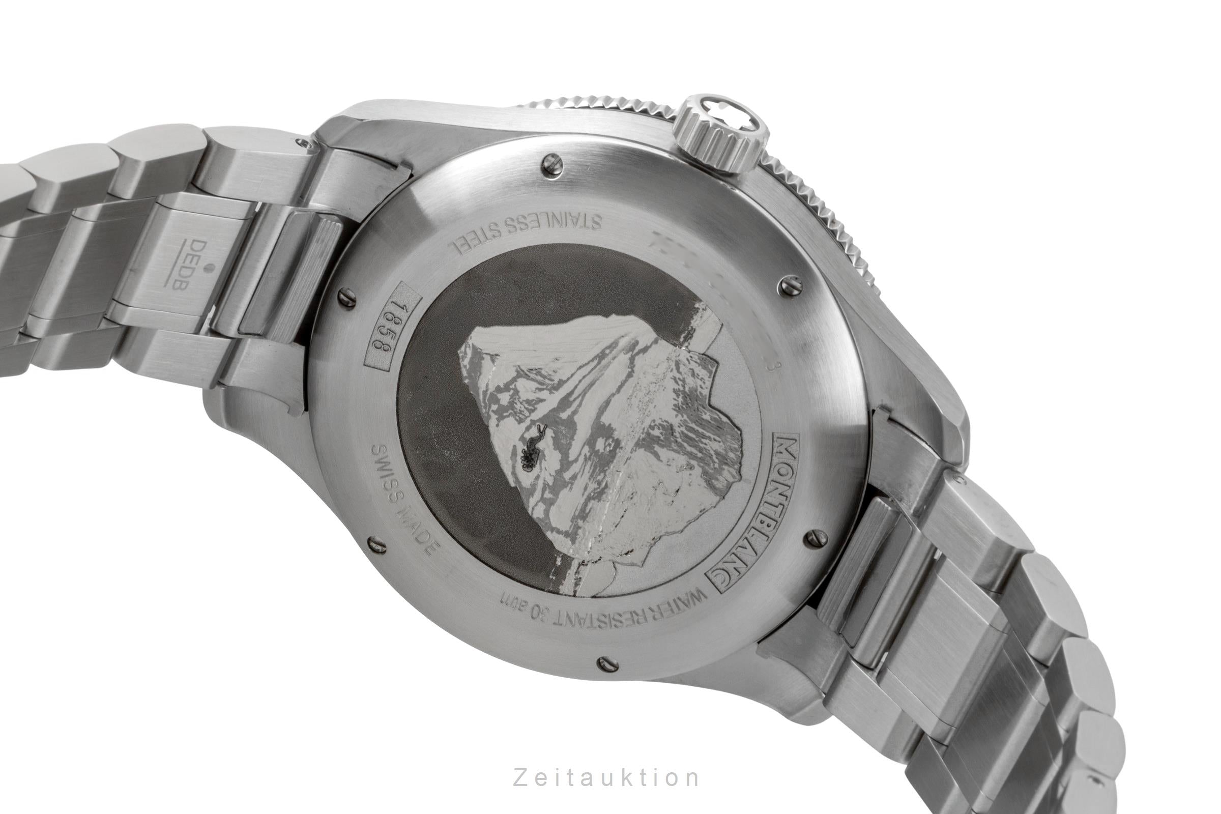 Montblanc 1858 steel automatic Kal. MB2417 Ref. 130793 | 2605546