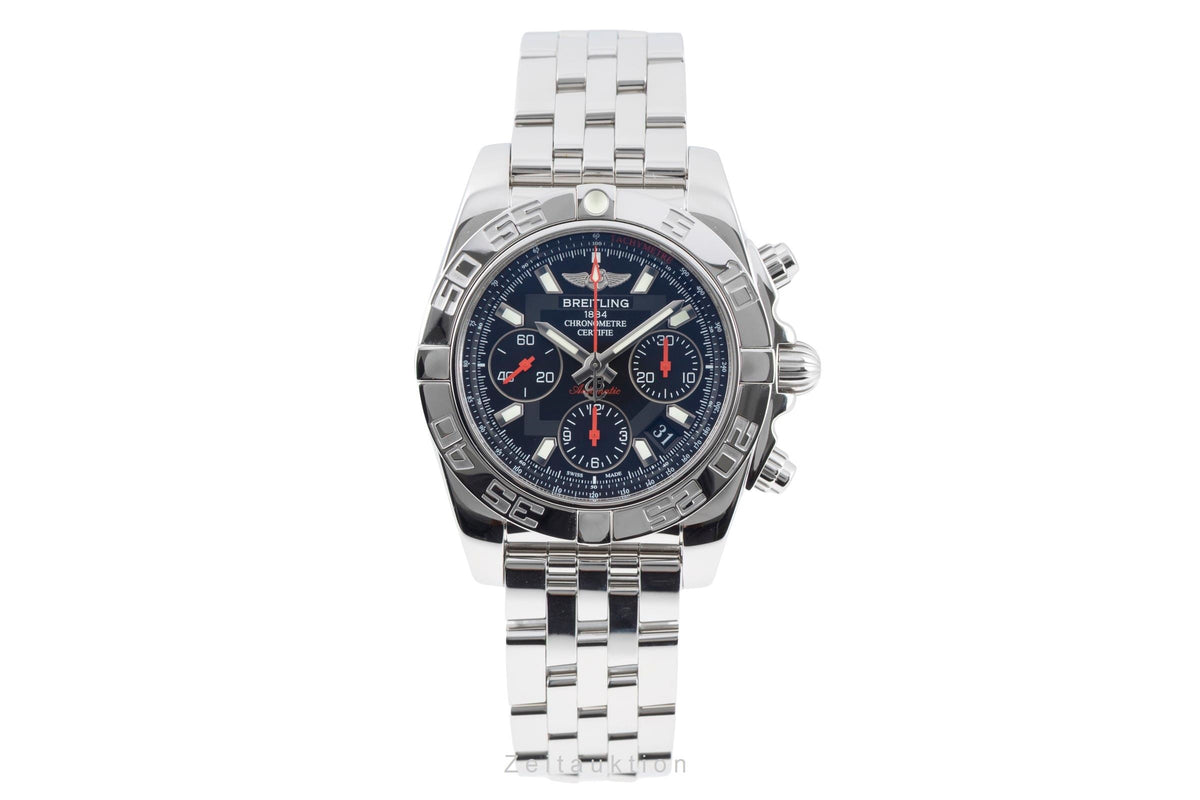 Breitling Chronomat 41 chronograph steel automatic men's watch AB0141  S014BB4PA Limited  [2605550]