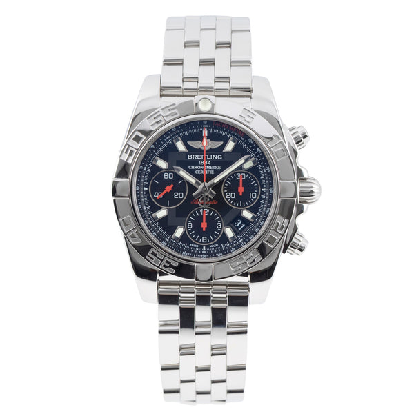 Breitling Chronomat 41 chronograph steel automatic men's watch AB0141  S014BB4PA Limited  [2605550]