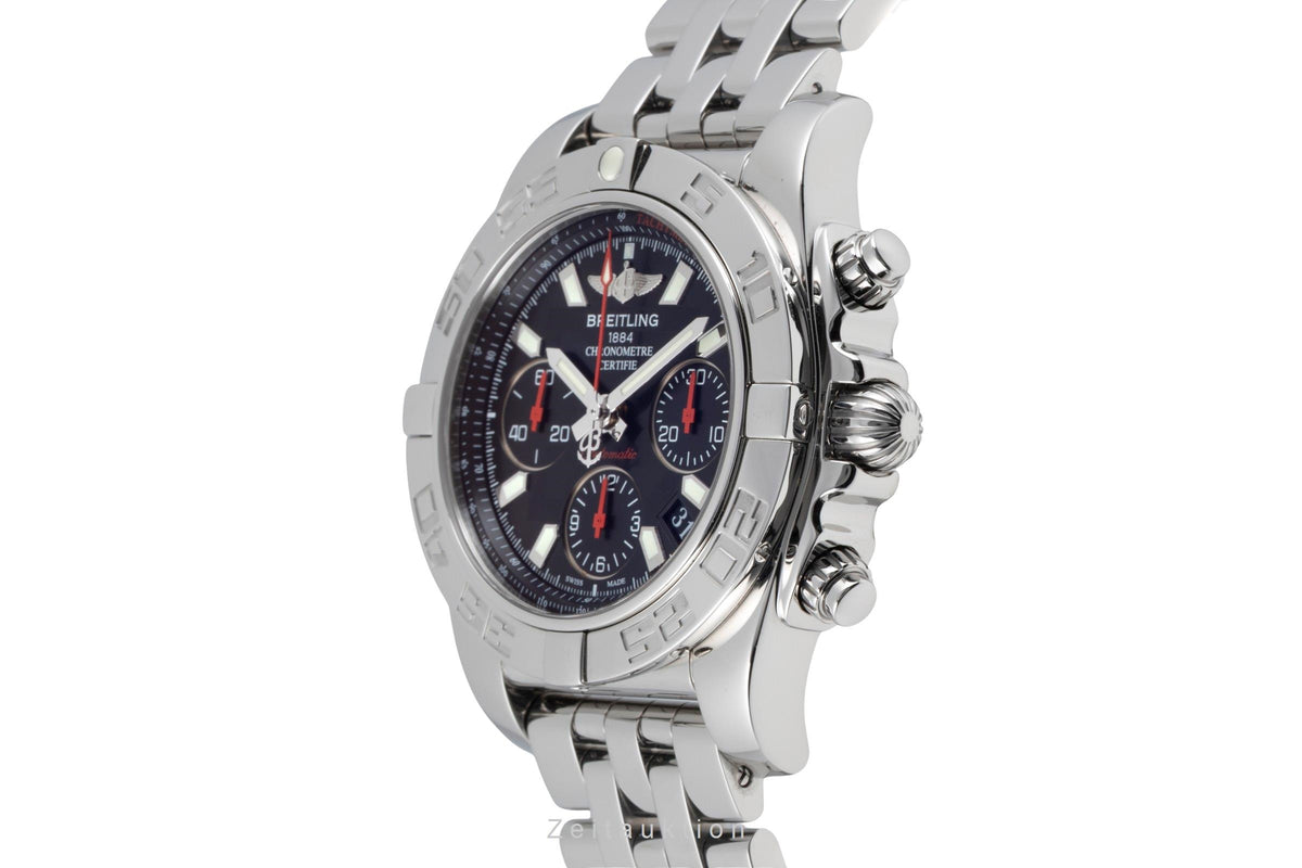 Breitling Chronomat 41 chronograph steel automatic men's watch AB0141  S014BB4PA Limited  [2605550]