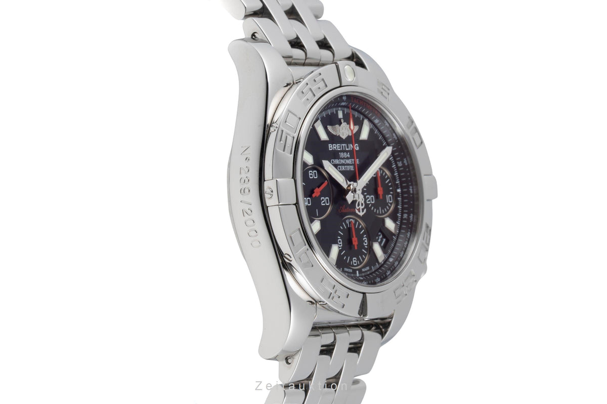 Breitling Chronomat 41 chronograph steel automatic men's watch AB0141  S014BB4PA Limited  [2605550]