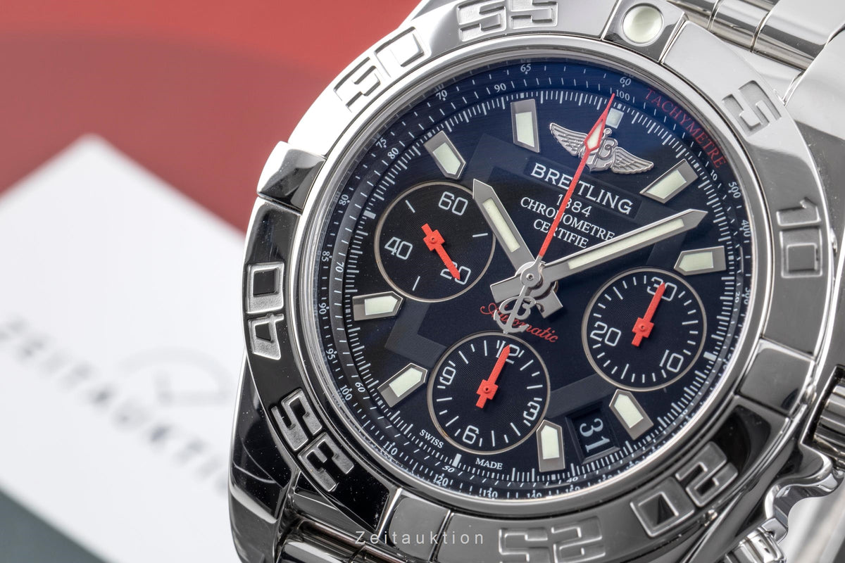 Breitling Chronomat 41 chronograph steel automatic men's watch AB0141  S014BB4PA Limited  [2605550]