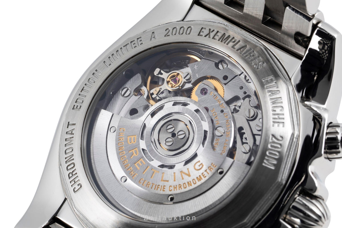 Breitling Chronomat 41 chronograph steel automatic men's watch AB0141  S014BB4PA Limited  [2605550]