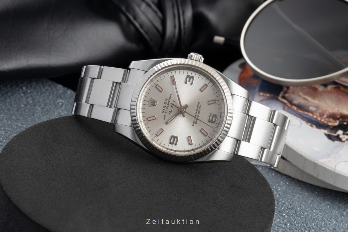 Rolex Air King acier / or blanc automatique montre pour hommes 114234  [2605551]