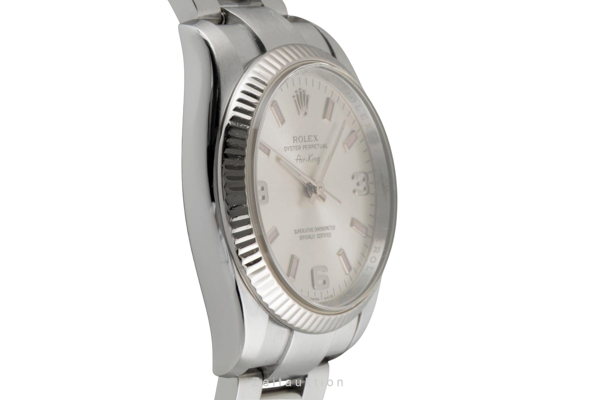 Rolex Air King acier / or blanc automatique montre pour hommes 114234  [2605551]