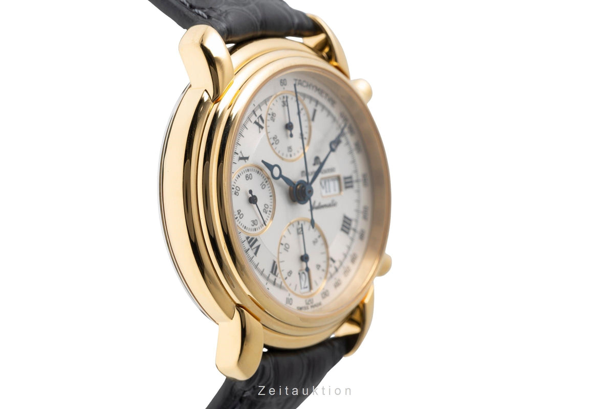 Maurice Lacroix Croneo Chronograph Messing vergoldet Automatik Ref. 39353 Box  [2605554]