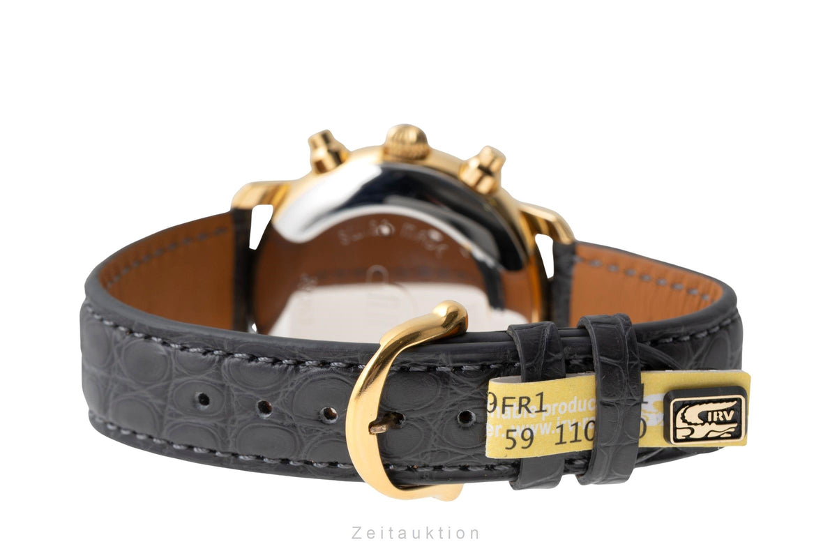 Maurice Lacroix Croneo Chronograph Messing vergoldet Automatik Ref. 39353 Box  [2605554]
