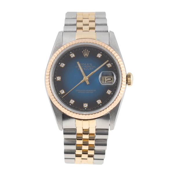 Rolex Datejust acciaio / oro automatismo orologio da uomo 16233  [2605557]