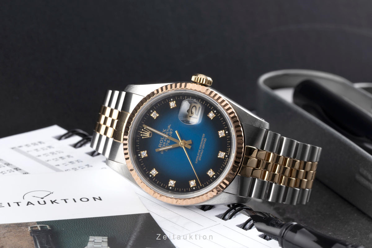 Rolex Datejust acciaio / oro automatismo orologio da uomo 16233  [2605557]