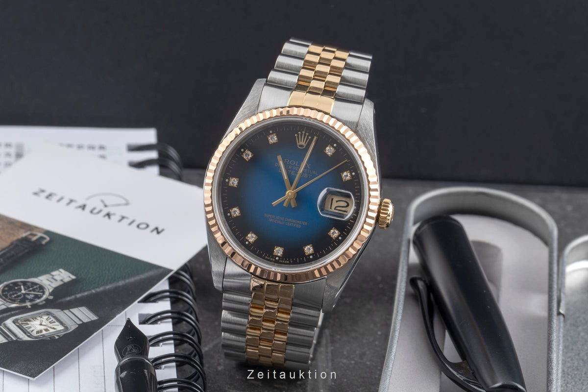 Rolex Datejust acciaio / oro automatismo orologio da uomo 16233  [2605557]