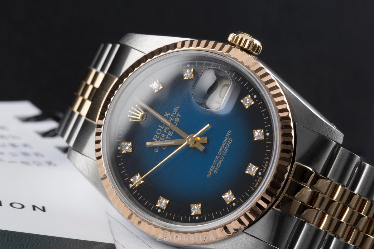 Rolex Datejust acciaio / oro automatismo orologio da uomo 16233  [2605557]