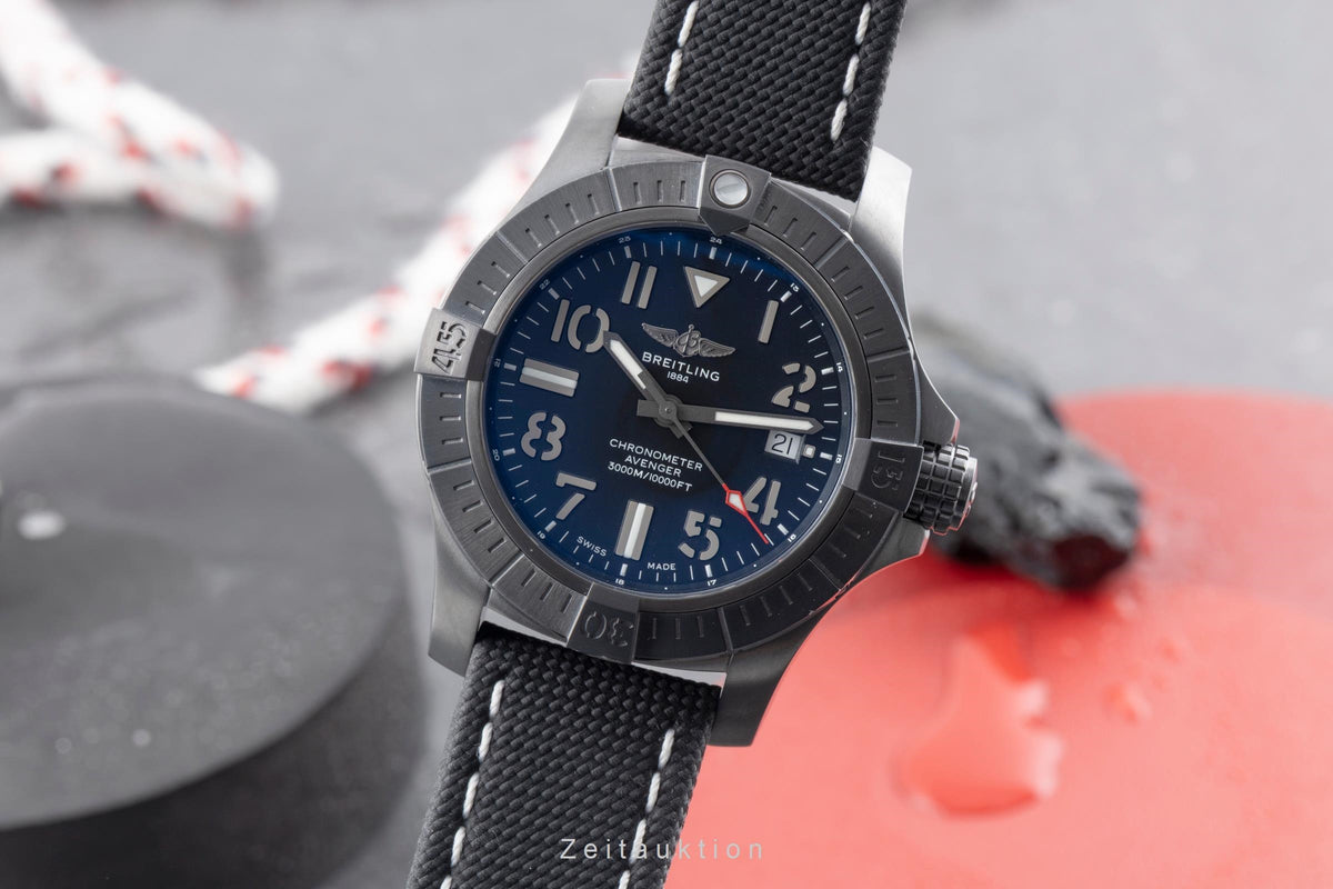 Breitling Avenger Seawolf titanio automatismo orologio da uomo V17319 LP: 5350EUR  [2605565]