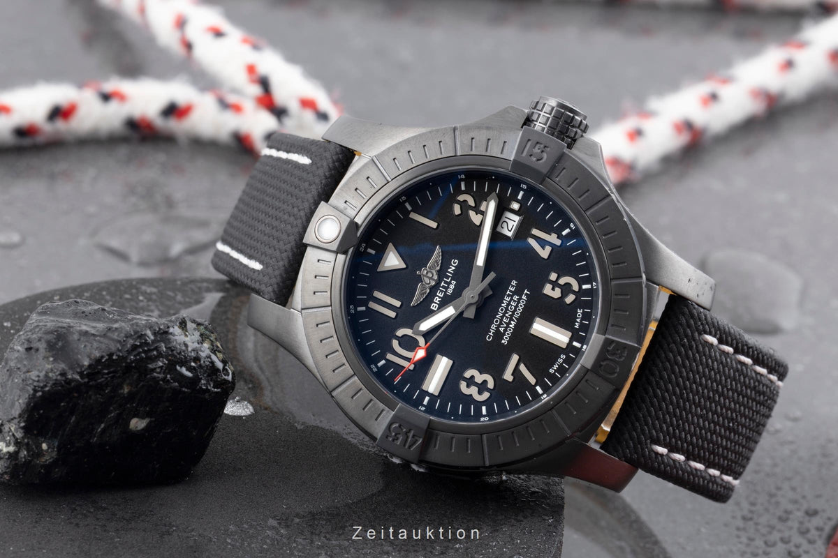 Breitling Avenger Seawolf titanio automatismo orologio da uomo V17319 LP: 5350EUR  [2605565]