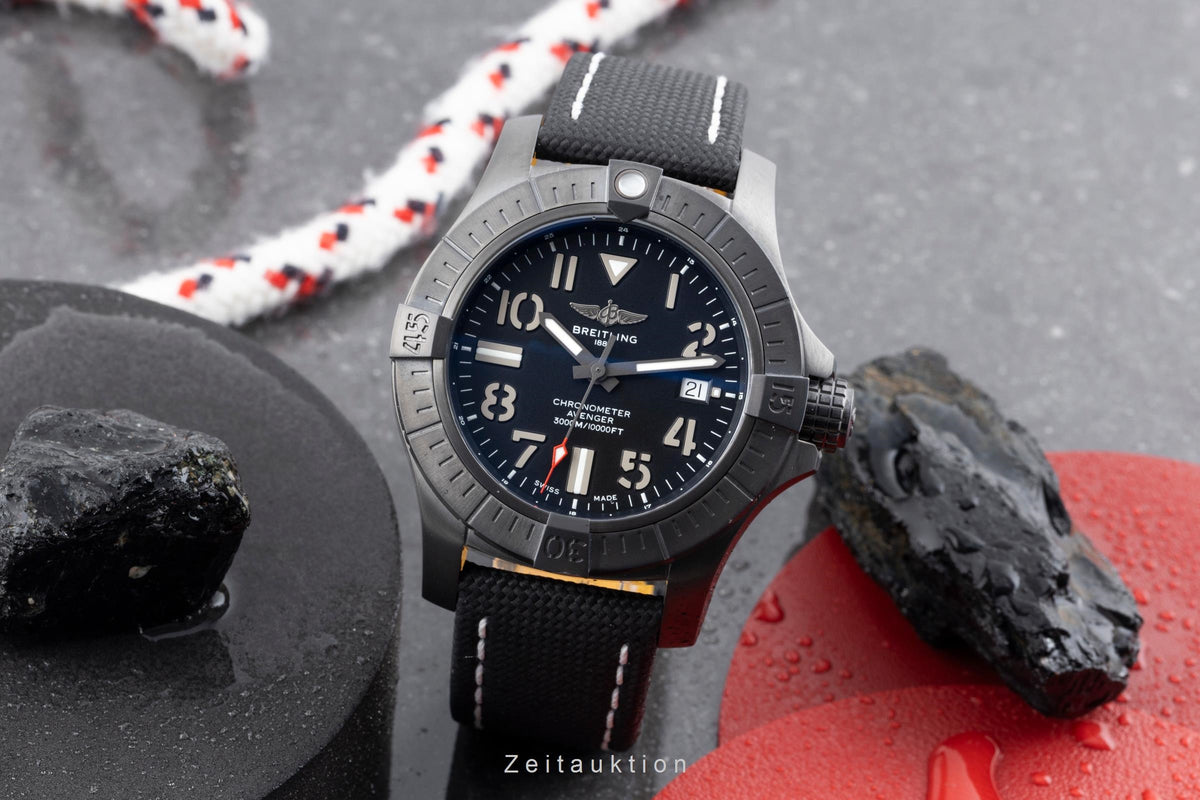 Breitling Avenger Seawolf titanio automatismo orologio da uomo V17319 LP: 5350EUR  [2605565]