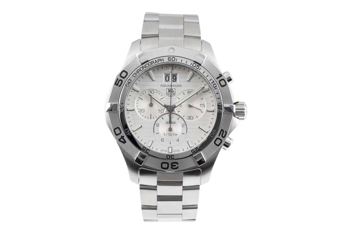 Tag Heuer Aquaracer Chronograph Stahl Quarz Herrenuhr Ref. CAF101F.BA0821  [2605566]
