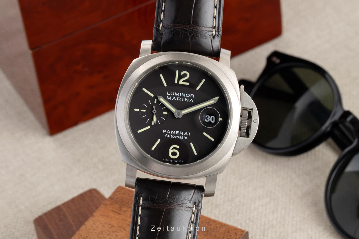Panerai Luminor Marina acero automático reloj para caballeros PAM00240  [2605574]