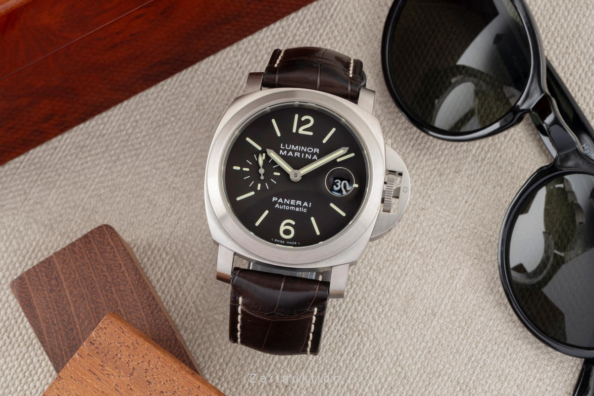 Panerai Luminor Marina acero automático reloj para caballeros PAM00240  [2605574]
