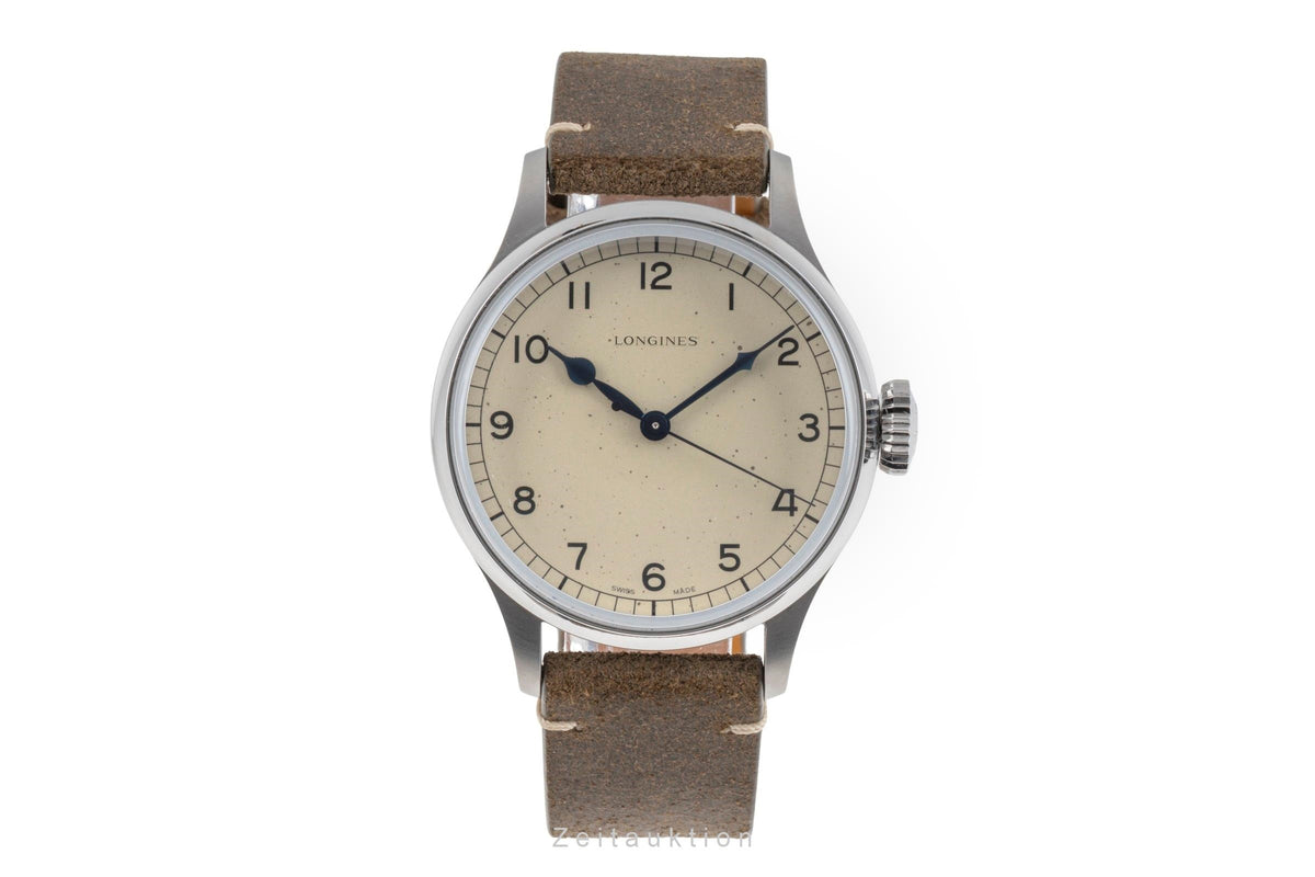 Longines Heritage acero automático reloj para caballeros L2.819.4.93.2 LP: 2600EUR  [2605575]