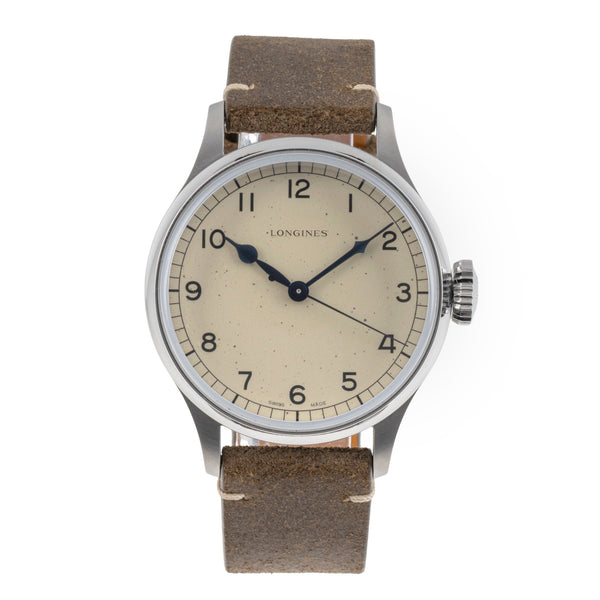 Longines Heritage acero automático reloj para caballeros L2.819.4.93.2 LP: 2600EUR  [2605575]