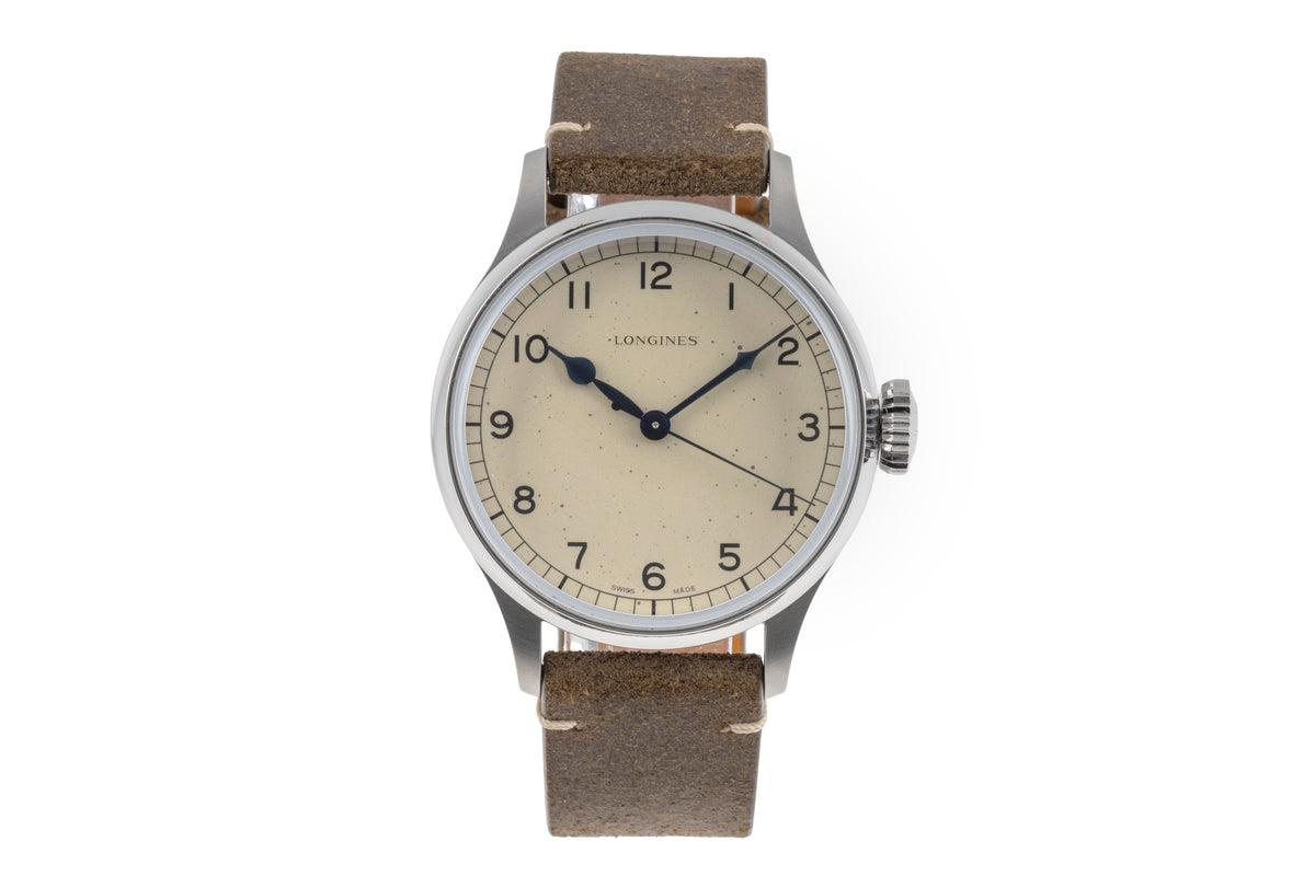 Longines Heritage acciaio automatismo orologio da uomo L2.819.4.93.2 LP: 2600EUR  [2605575]