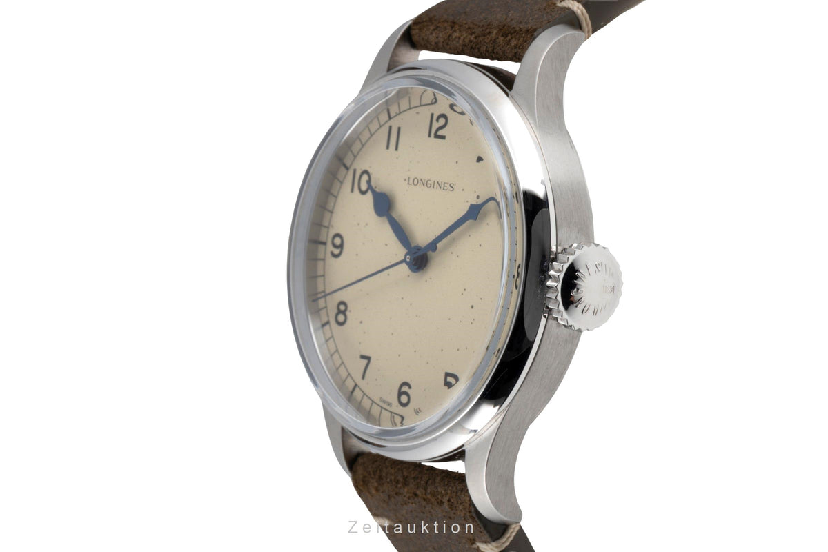 Longines Heritage acero automático reloj para caballeros L2.819.4.93.2 LP: 2600EUR  [2605575]