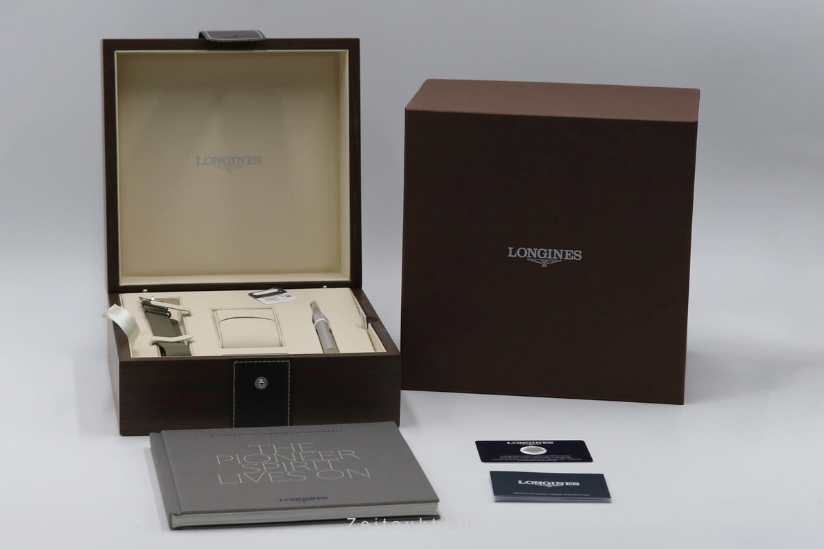 Longines Heritage acero automático reloj para caballeros L2.819.4.93.2 LP: 2600EUR  [2605575]