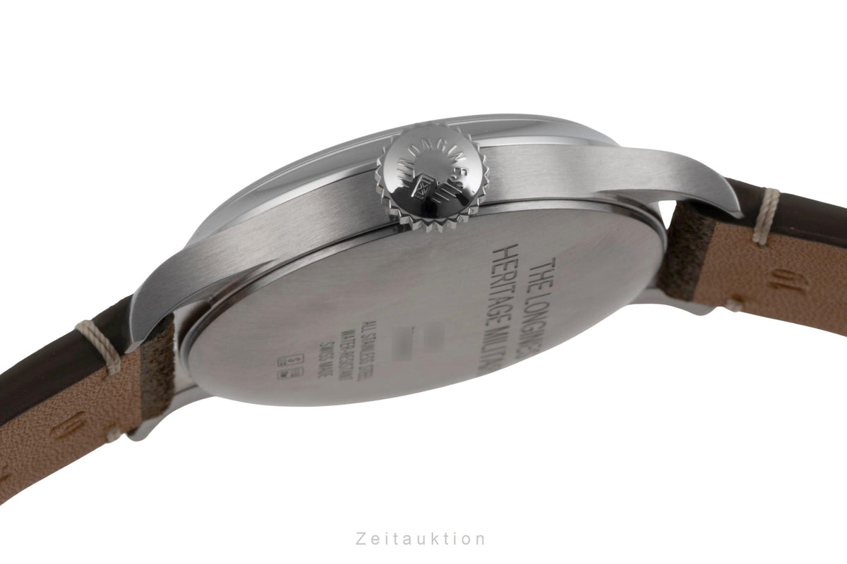 Longines Heritage acero automático reloj para caballeros L2.819.4.93.2 LP: 2600EUR  [2605575]