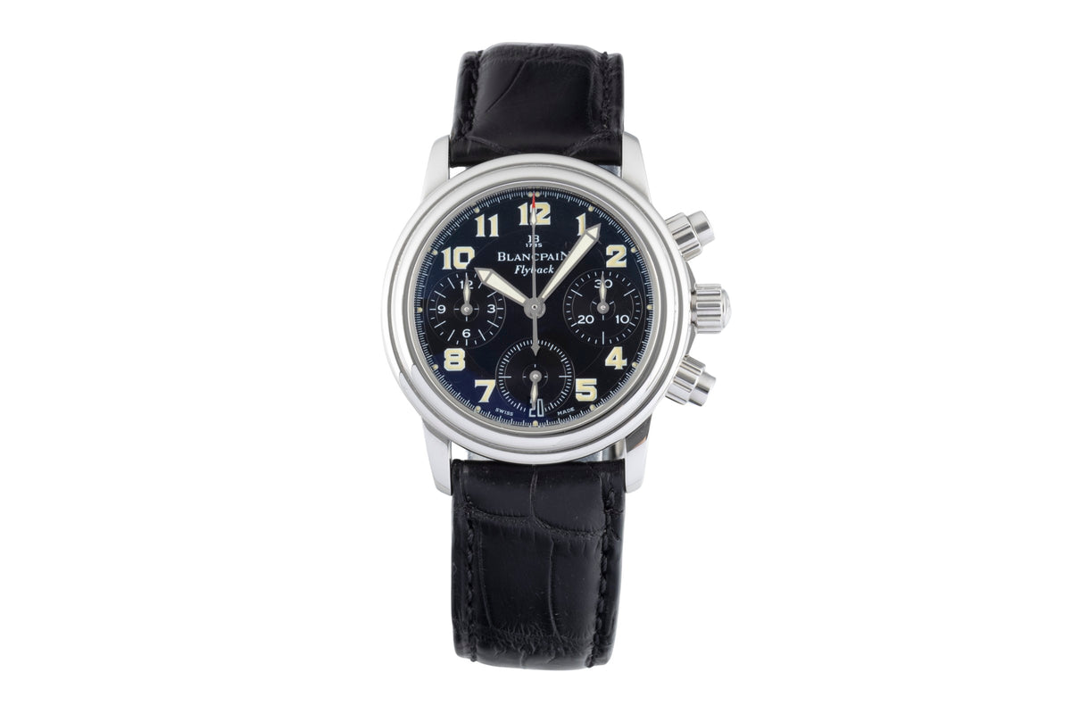 Blancpain Leman chronograph steel automatic women's watch 2385F  [2605576]
