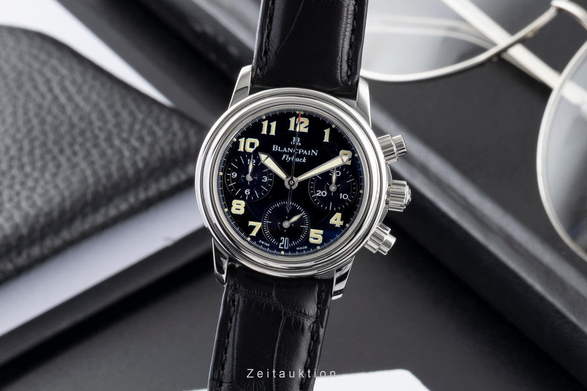 Blancpain Leman Flyback Chronograph Automatik Edelstahl Damenuhr Ref. 2385F [2605576]