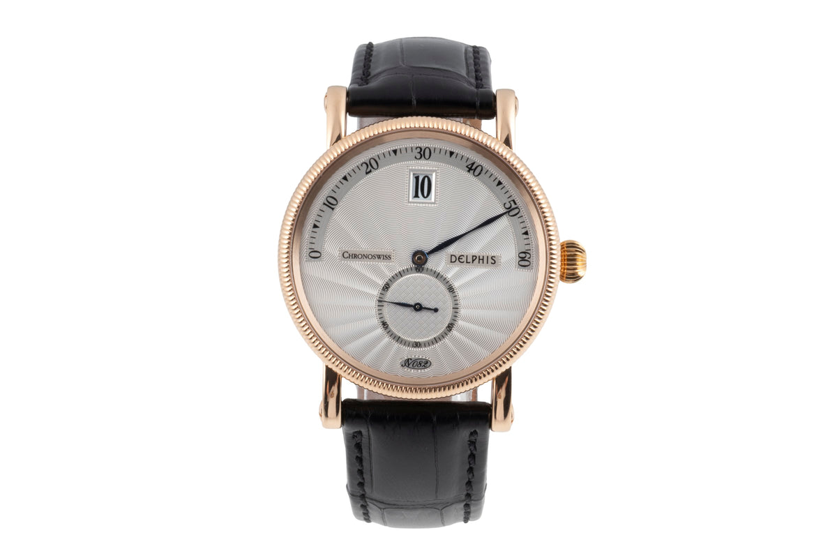 Chronoswiss Delphis 18 ct red gold automatic men's watch CH 1421 R  [2605577]