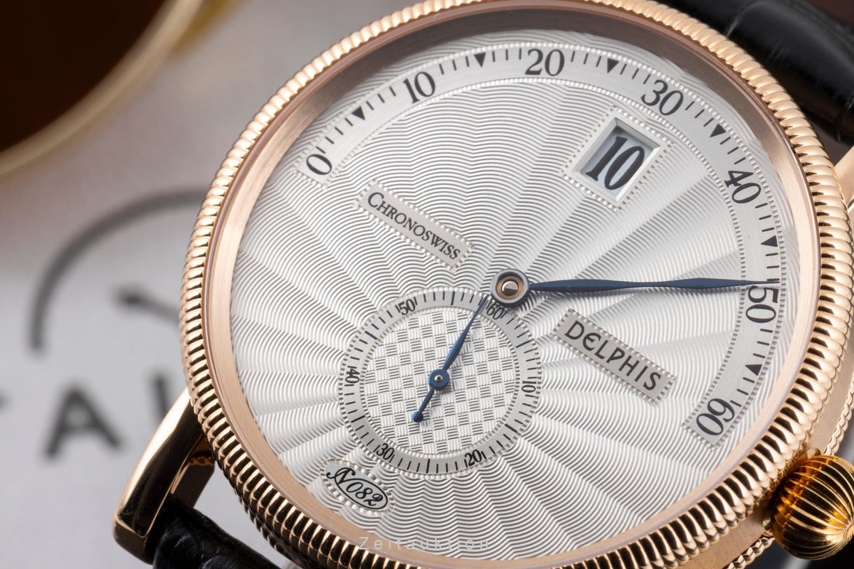 Chronoswiss Delphis 18 ct red gold automatic men's watch CH 1421 R  [2605577]