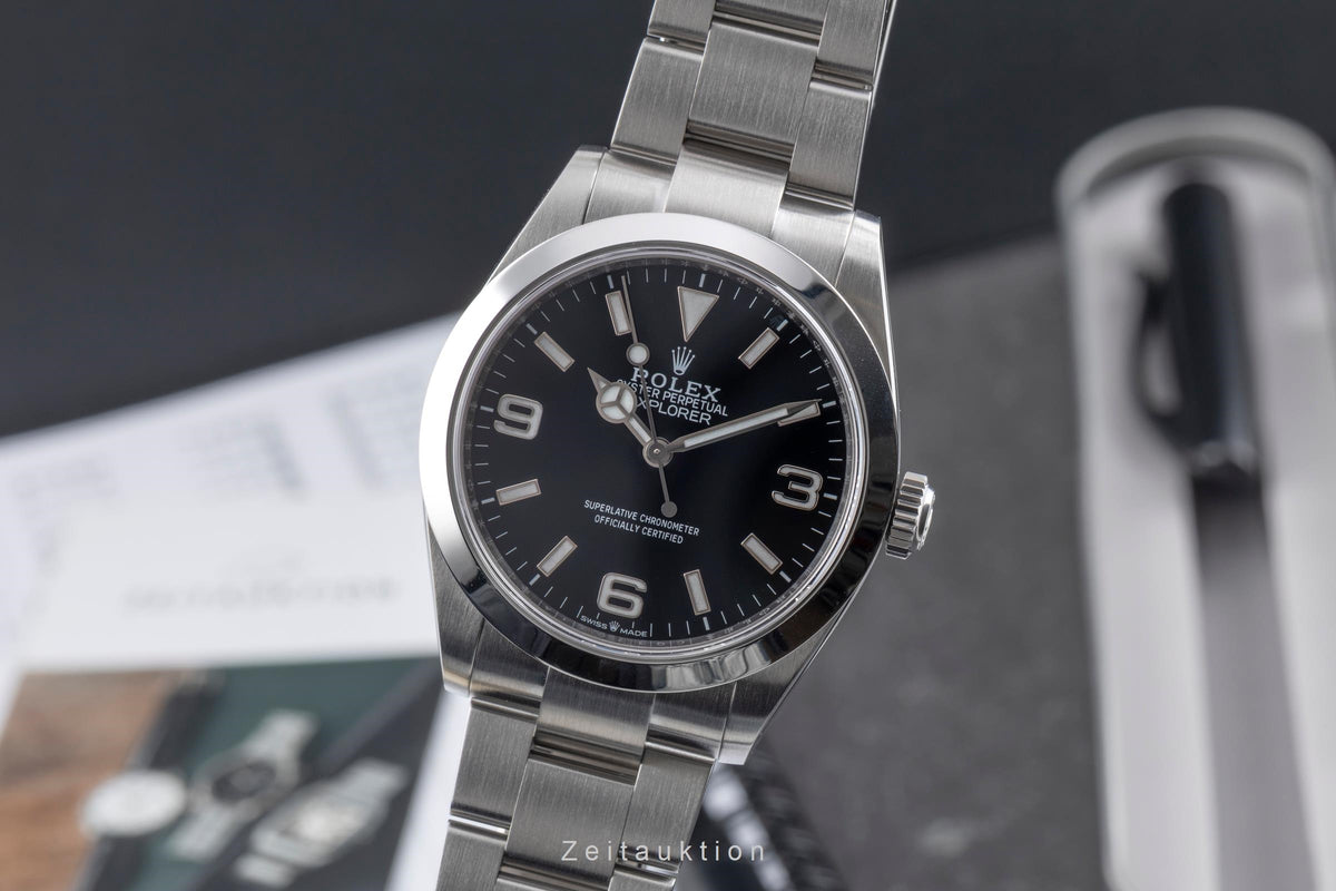 Rolex Explorer acciaio automatismo orologio da uomo 224270  [2605578]