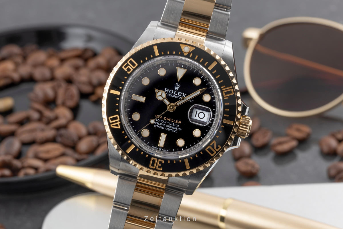 Rolex Sea-Dweller Oyster Stahl / Gold Automatik Herrenuhr Ref. 126603 B&P 2019 [2605583]