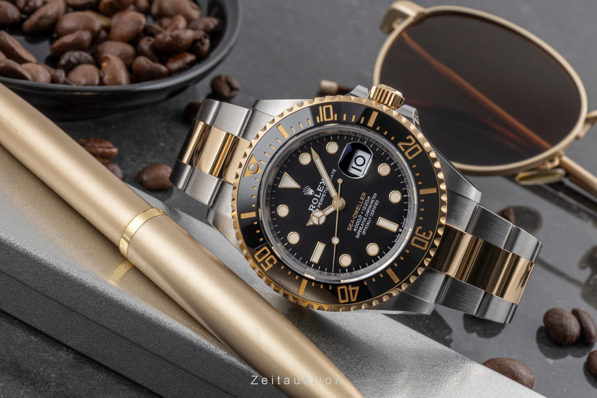 Rolex Sea-Dweller Oyster Stahl / Gold Automatik Herrenuhr Ref. 126603 B&P 2019 [2605583]