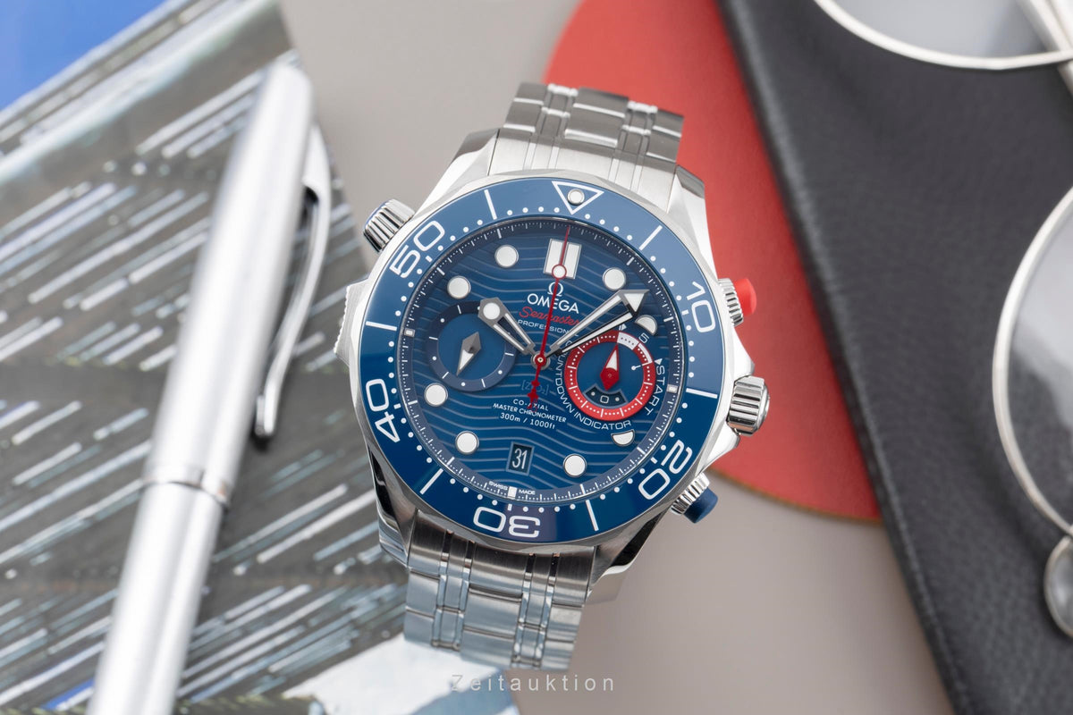Omega Seamaster Diver Americas Cup Ref. 210.30.44.51.03.002 B&P 2025 [2605585]