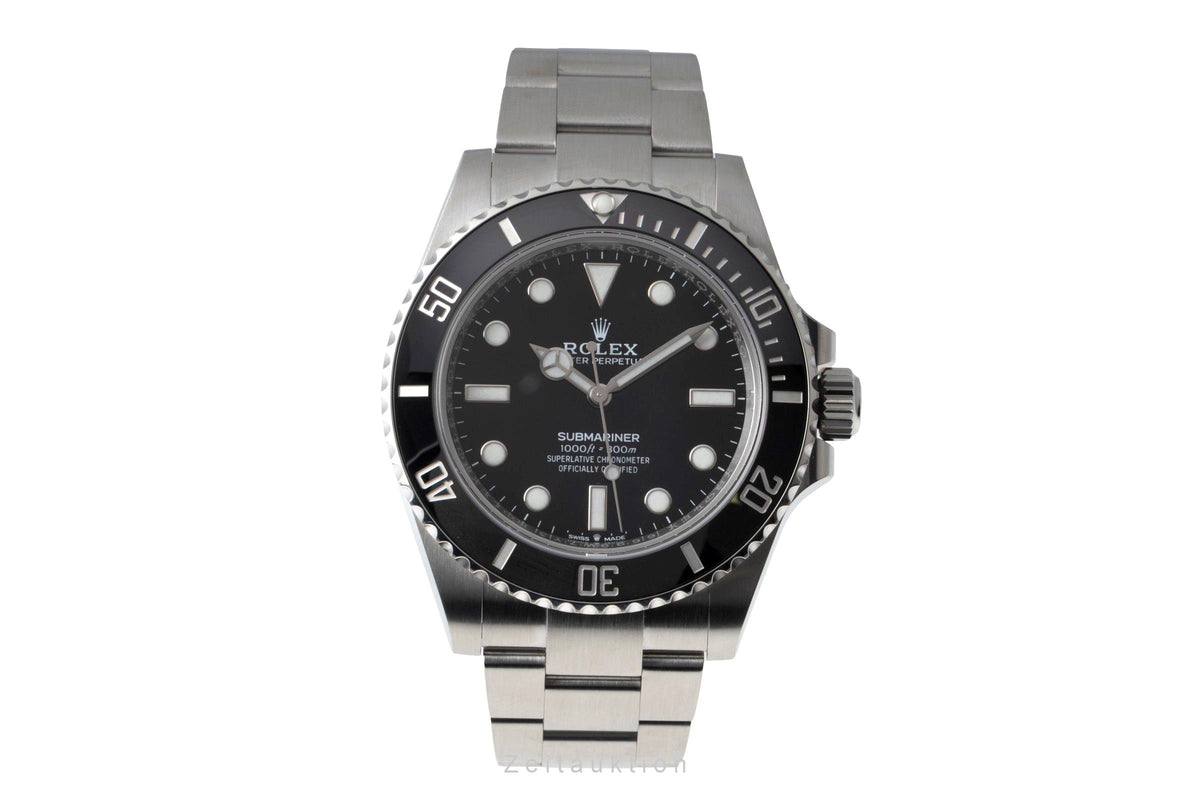 Rolex Submariner No Date Oyster Stahl Automatik Herrenuhr Ref. 124060 Box [2605587]