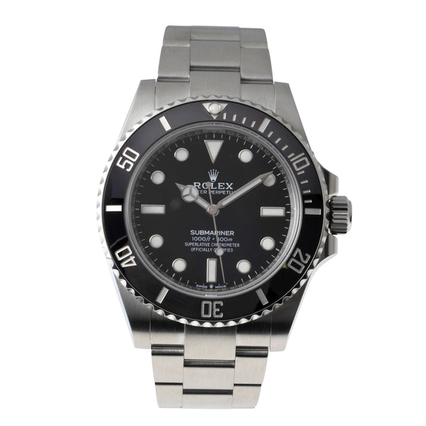 Rolex Submariner No Date Oyster Stahl Automatik Herrenuhr Ref. 124060 Box [2605587]